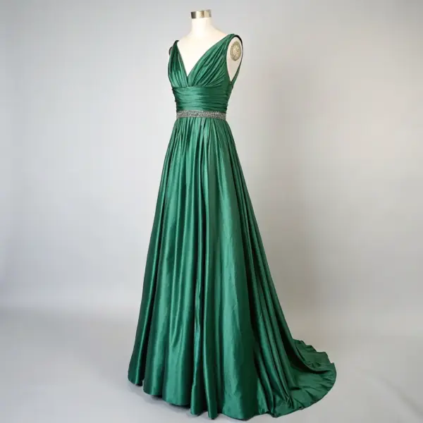 Silk Evening Gown by La Belle