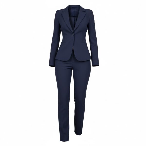 Solid Crepe Suit Set