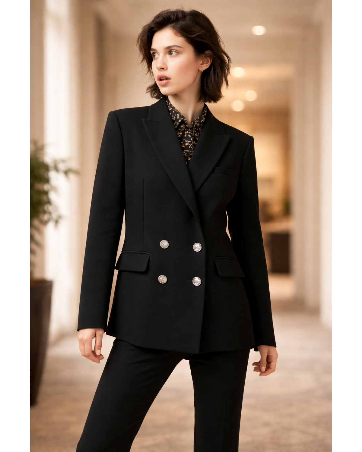 Snobby Fifth Avenue Blazer Black
