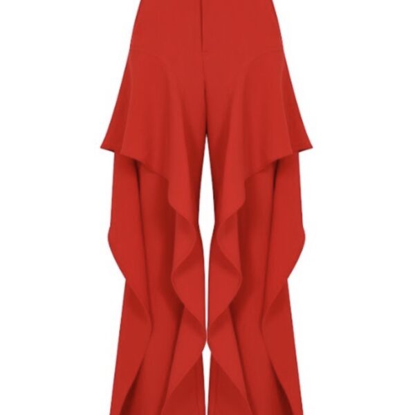 Colette Outstanding Ruffle Woven Pants