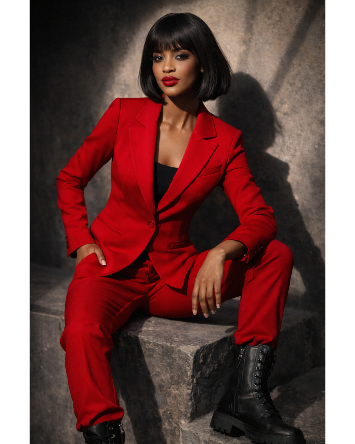 Crimson Authority Power Suit