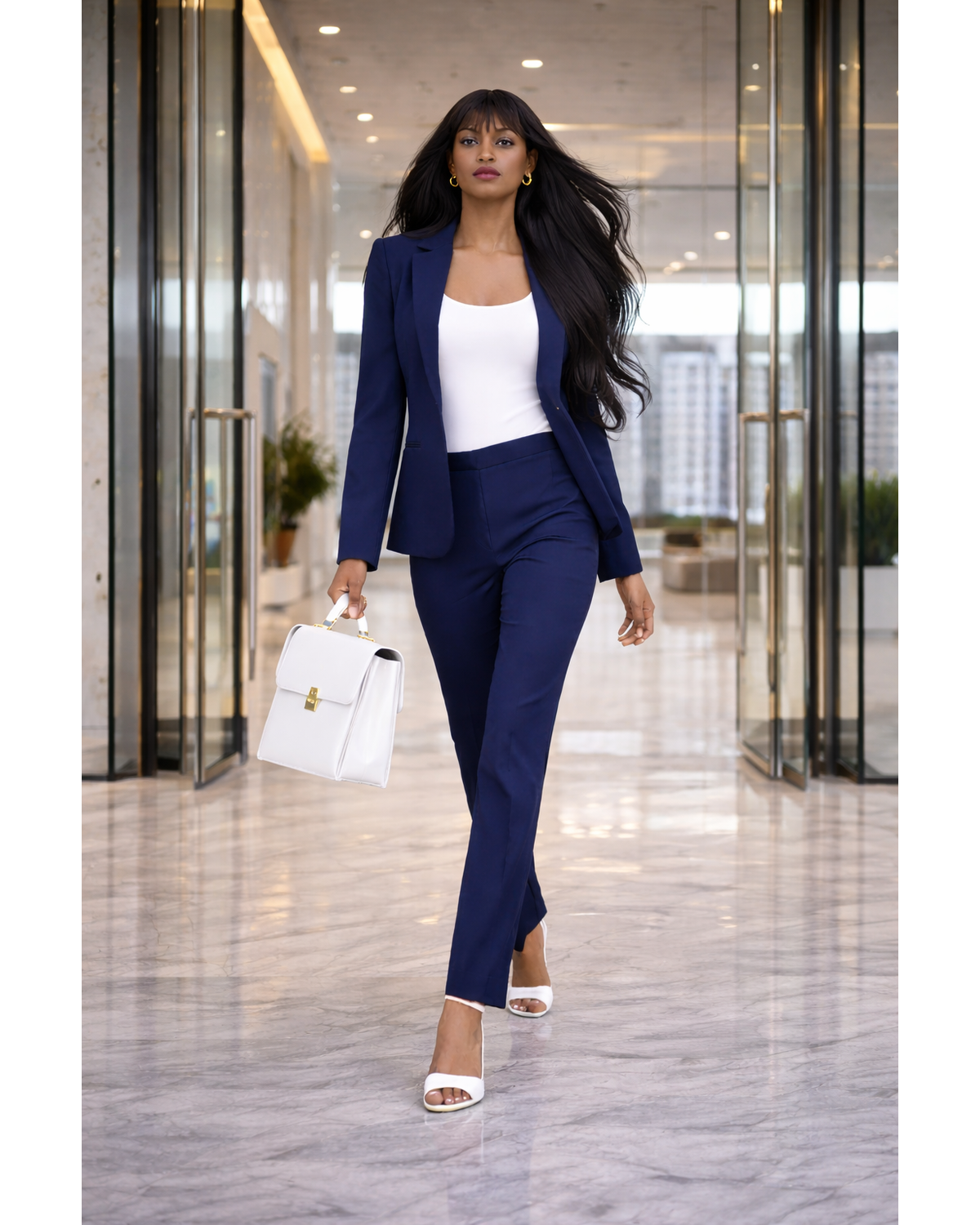 Midnight Boss Suit Set (Navy)