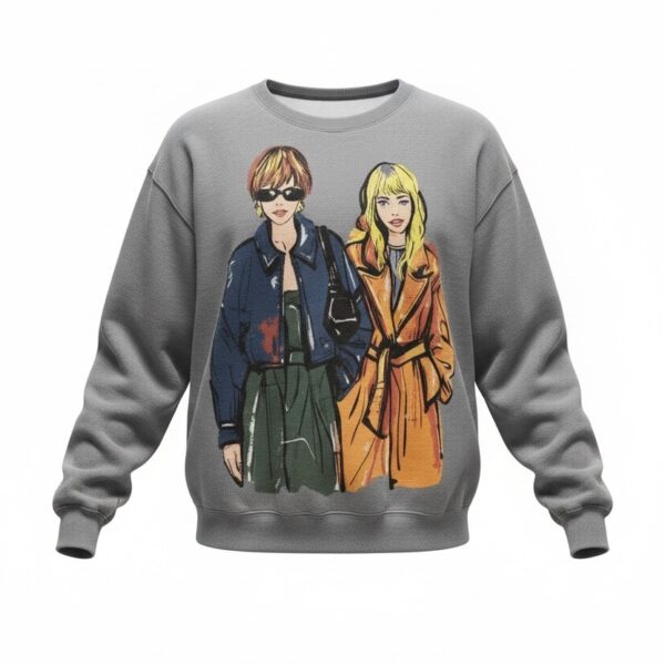 Women’s Trendy Print Graphic Sweatshirt