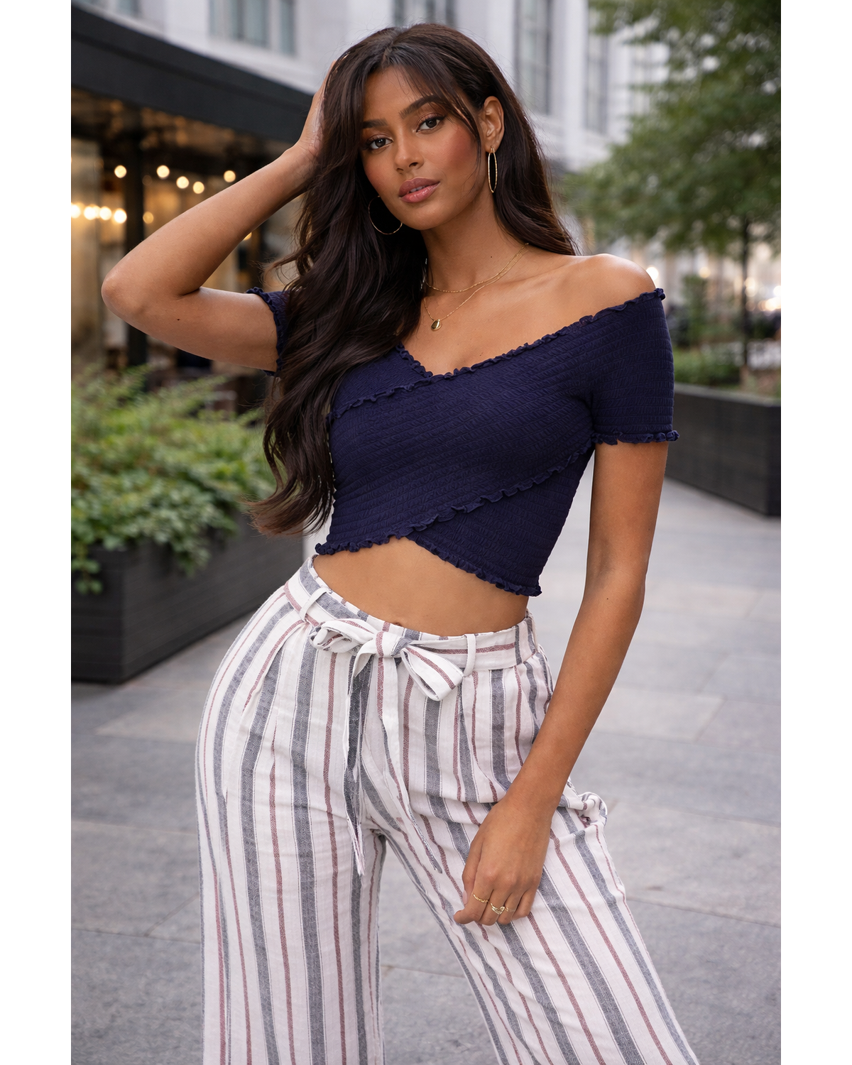 The Midnight Muse Smocked Top