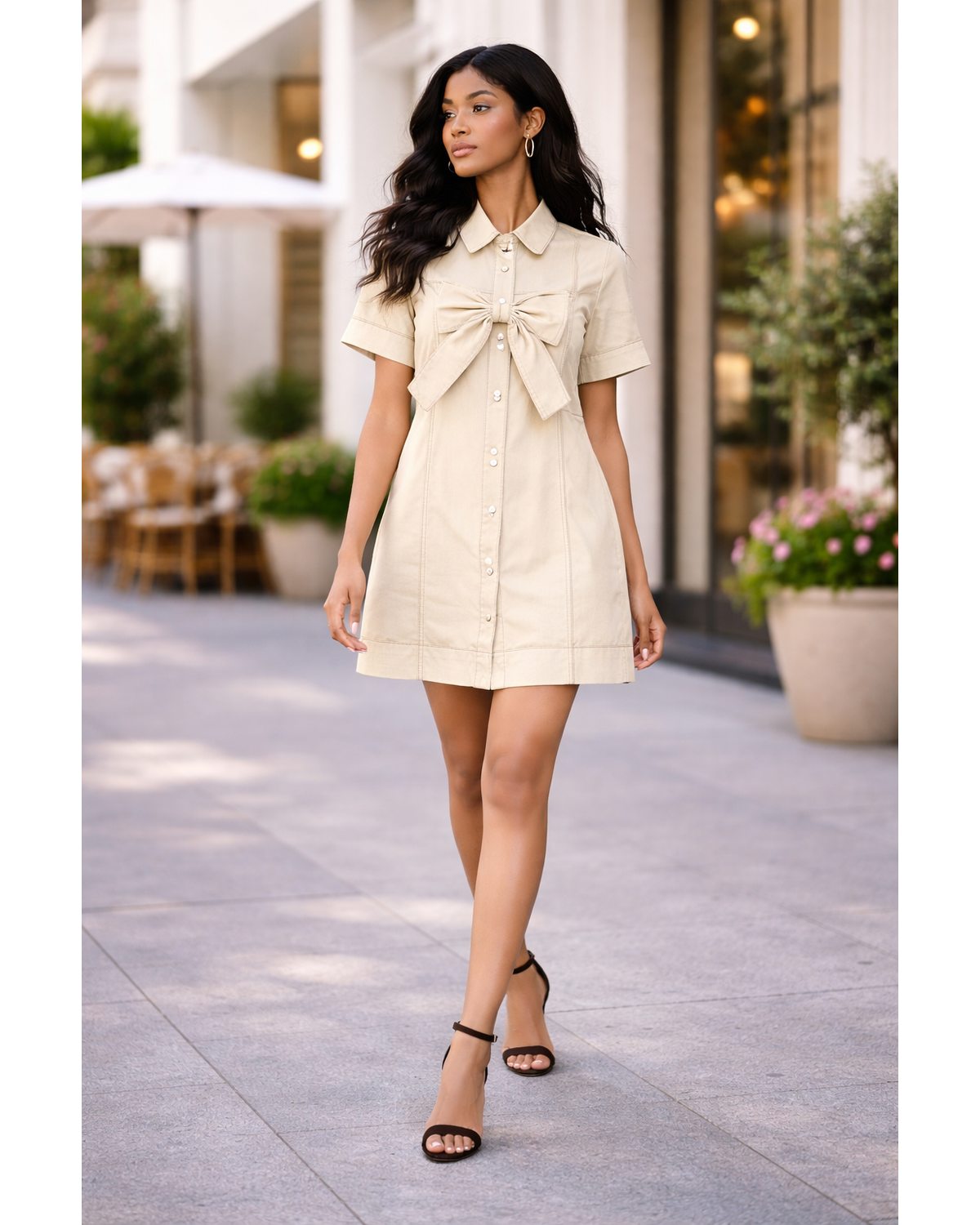 The Ivory Muse Bow Dress