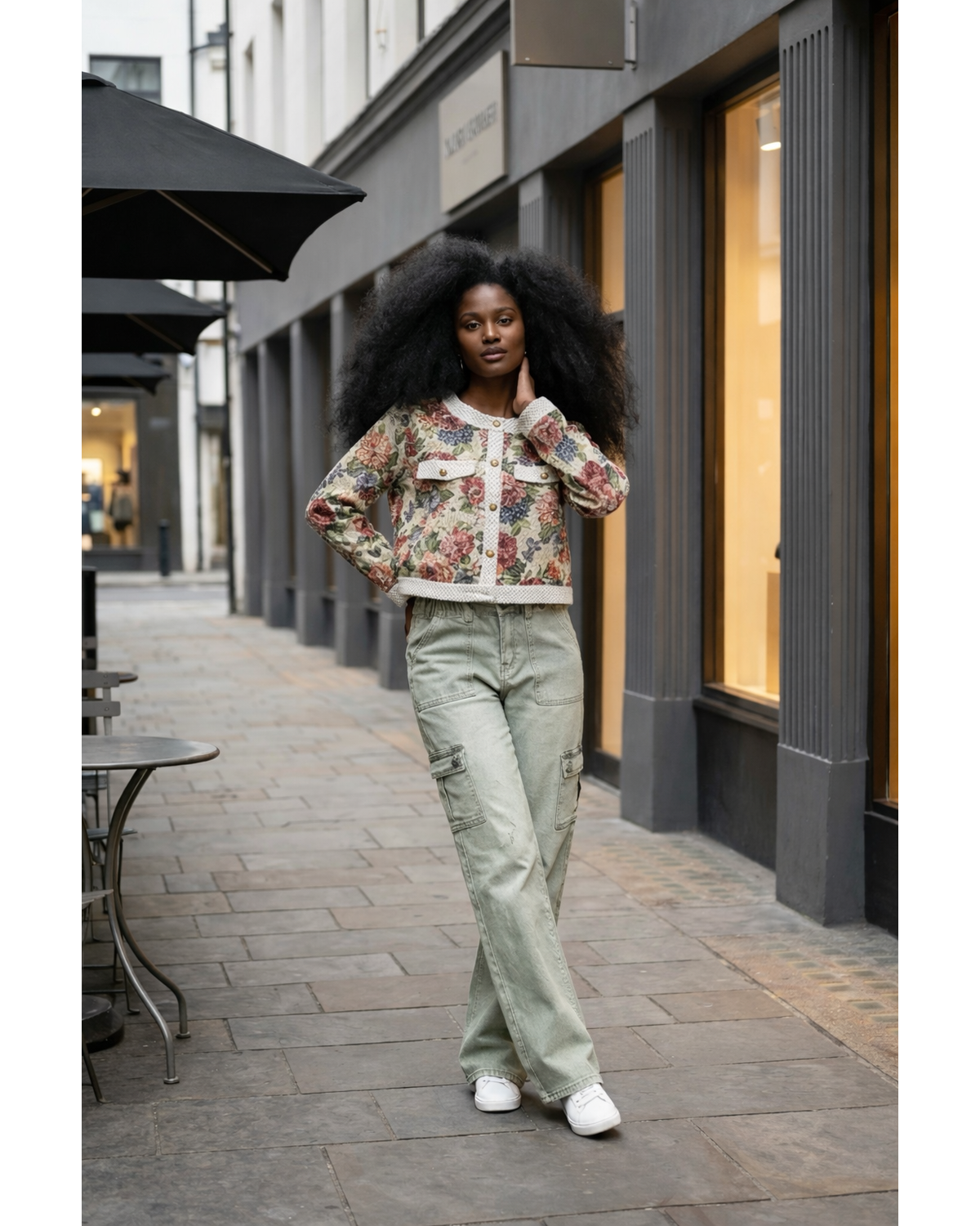 Mocha Muse Jacquard Jacket