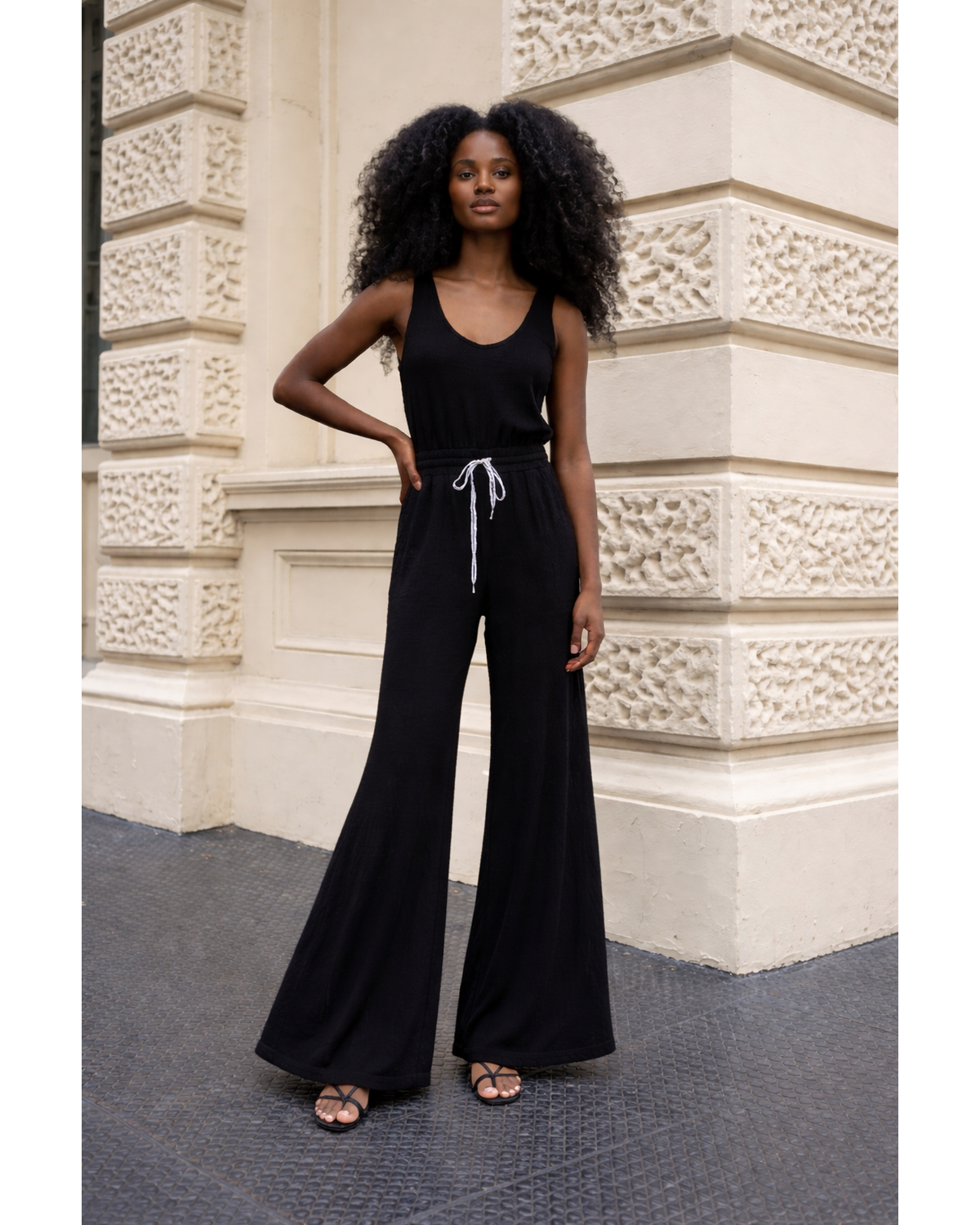 Midnight Muse Wide-Leg Jumpsuit