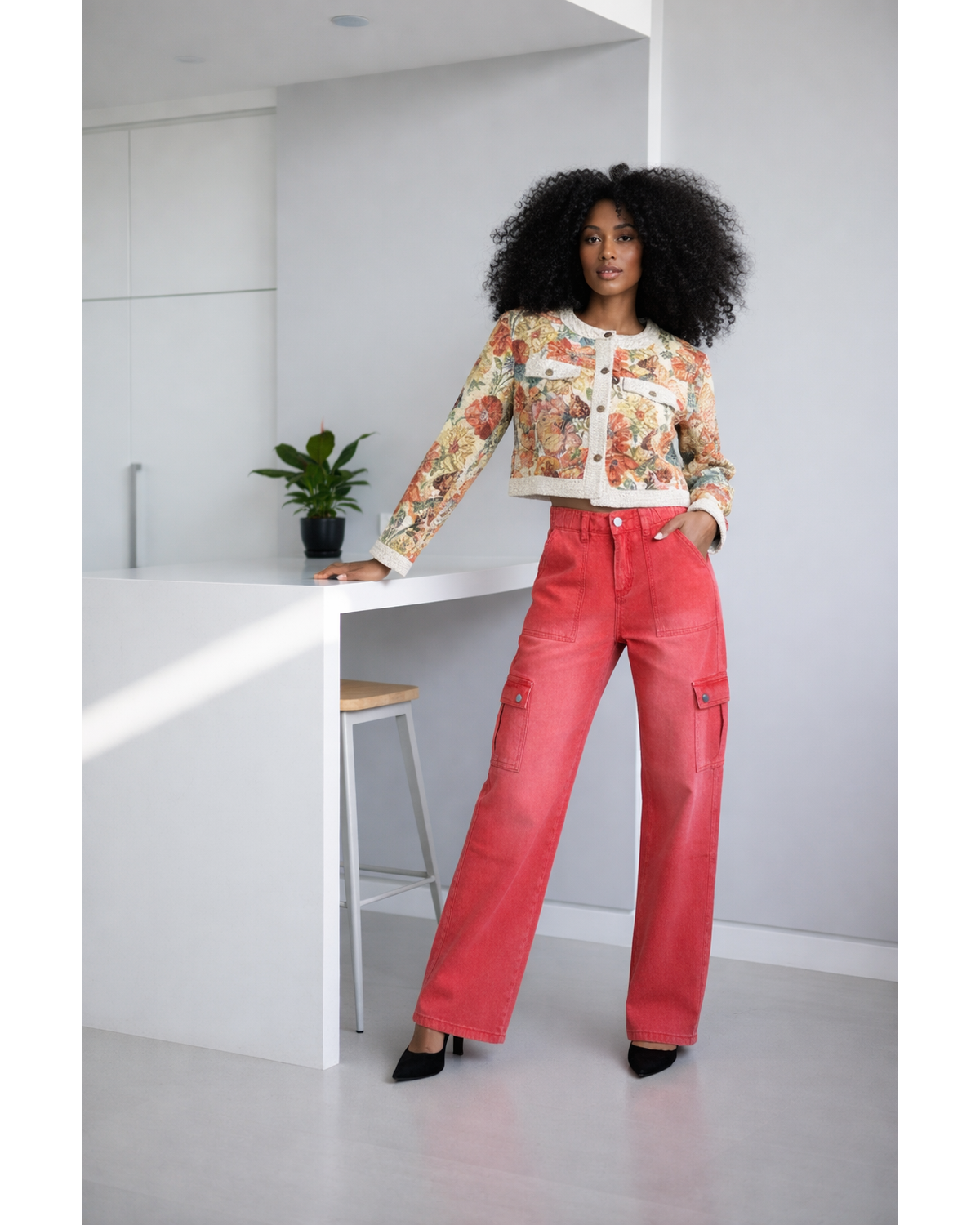 Scarlet Muse Cargo Denim