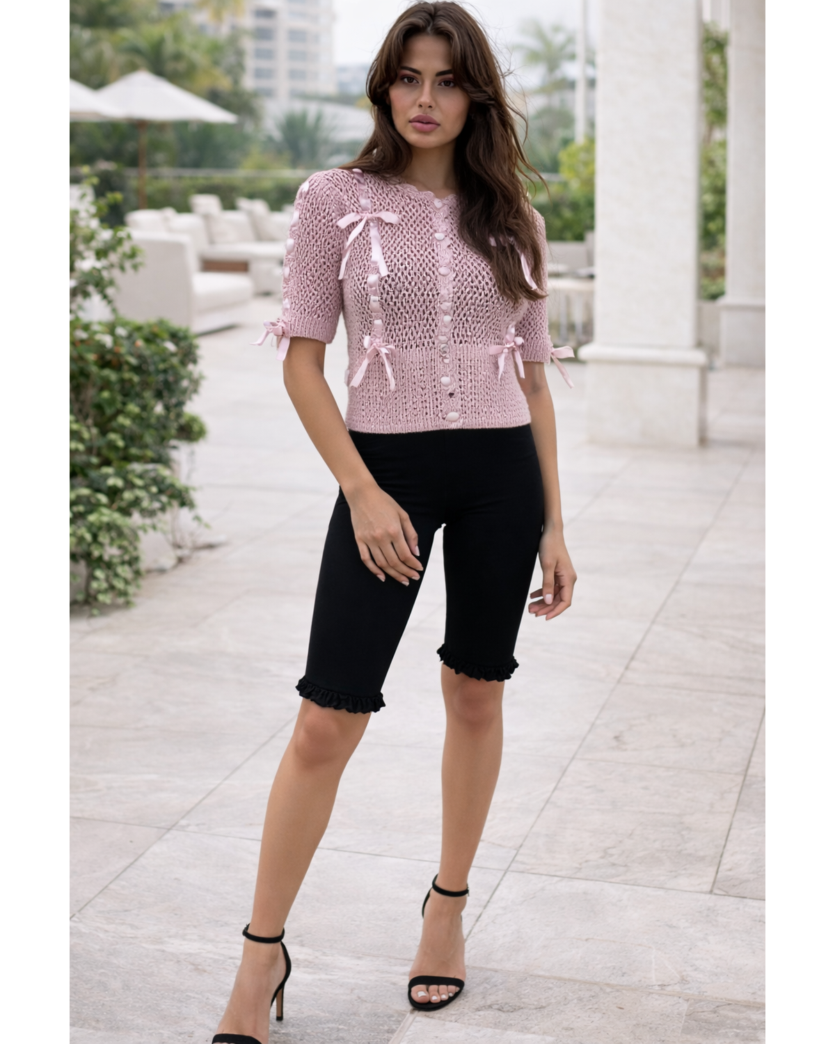 The Riviera Muse Capri Pants – Black