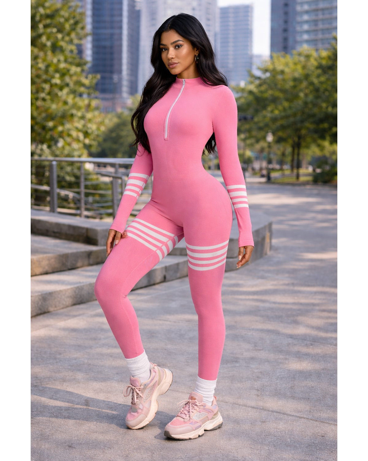 The Pink Velocity Muse Jumpsuit