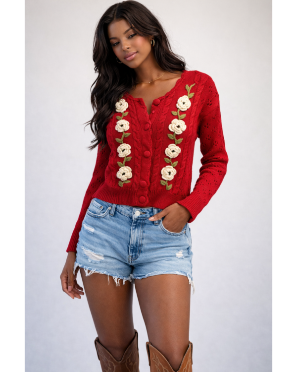 The Garden Muse Crochet Cardigan
